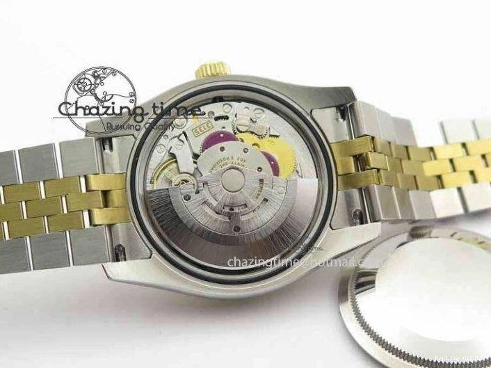 0510 DateJust 116234 SS YG BP Best Edition Gray Dial Diam Markers On SS YG Bracelet SA ZipUp 3745